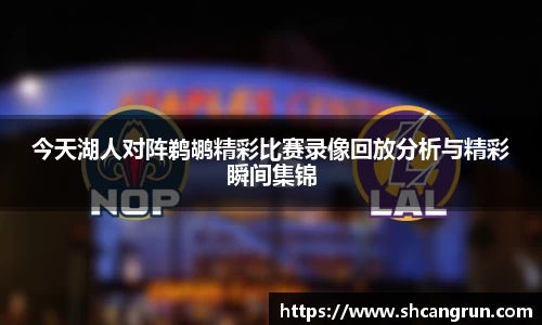 今天湖人对阵鹈鹕精彩比赛录像回放分析与精彩瞬间集锦