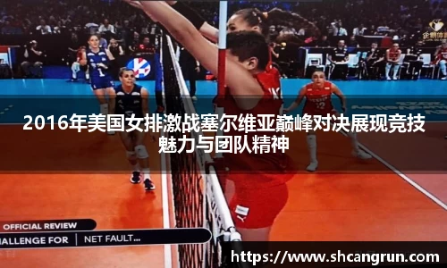 2016年美国女排激战塞尔维亚巅峰对决展现竞技魅力与团队精神