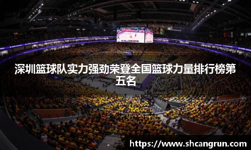 深圳篮球队实力强劲荣登全国篮球力量排行榜第五名