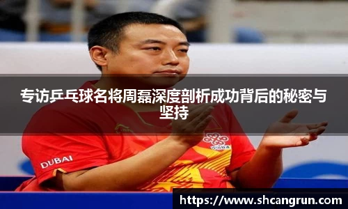 专访乒乓球名将周磊深度剖析成功背后的秘密与坚持